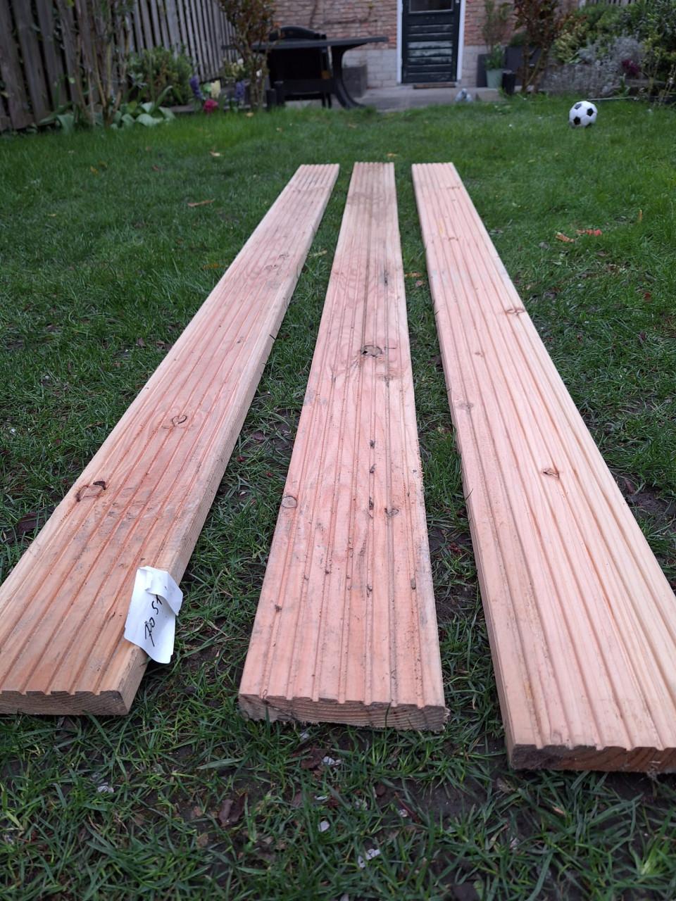 Douglas vlonderplank 225x14x2,5