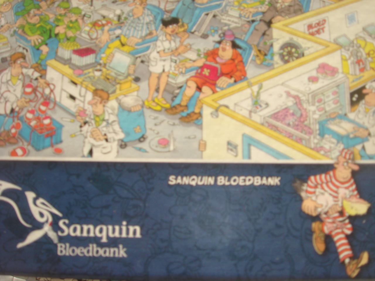 Te koop Complete Jan van Haasteren puzzel Sanquin Bloedbank 500 stukjes