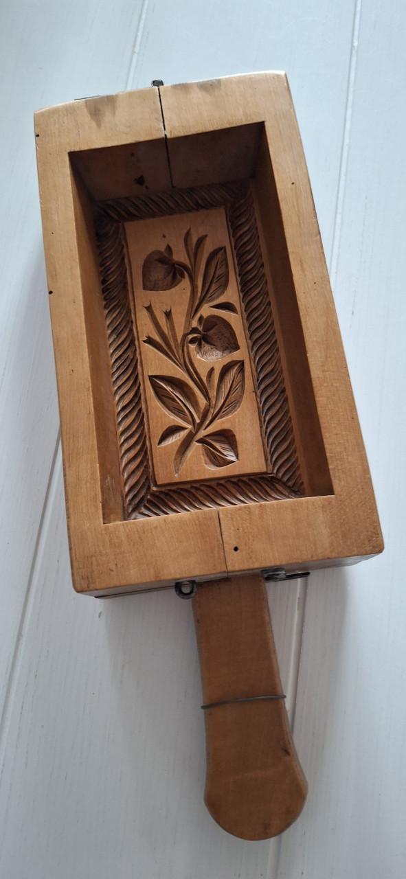 Antiek Houten botervorm