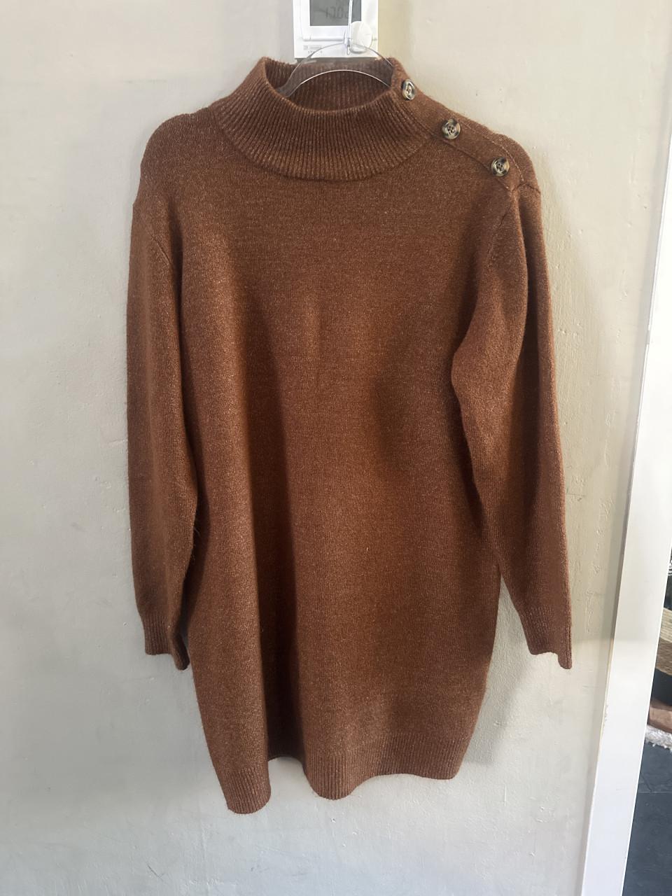 Gebreide jurk/trui maat L