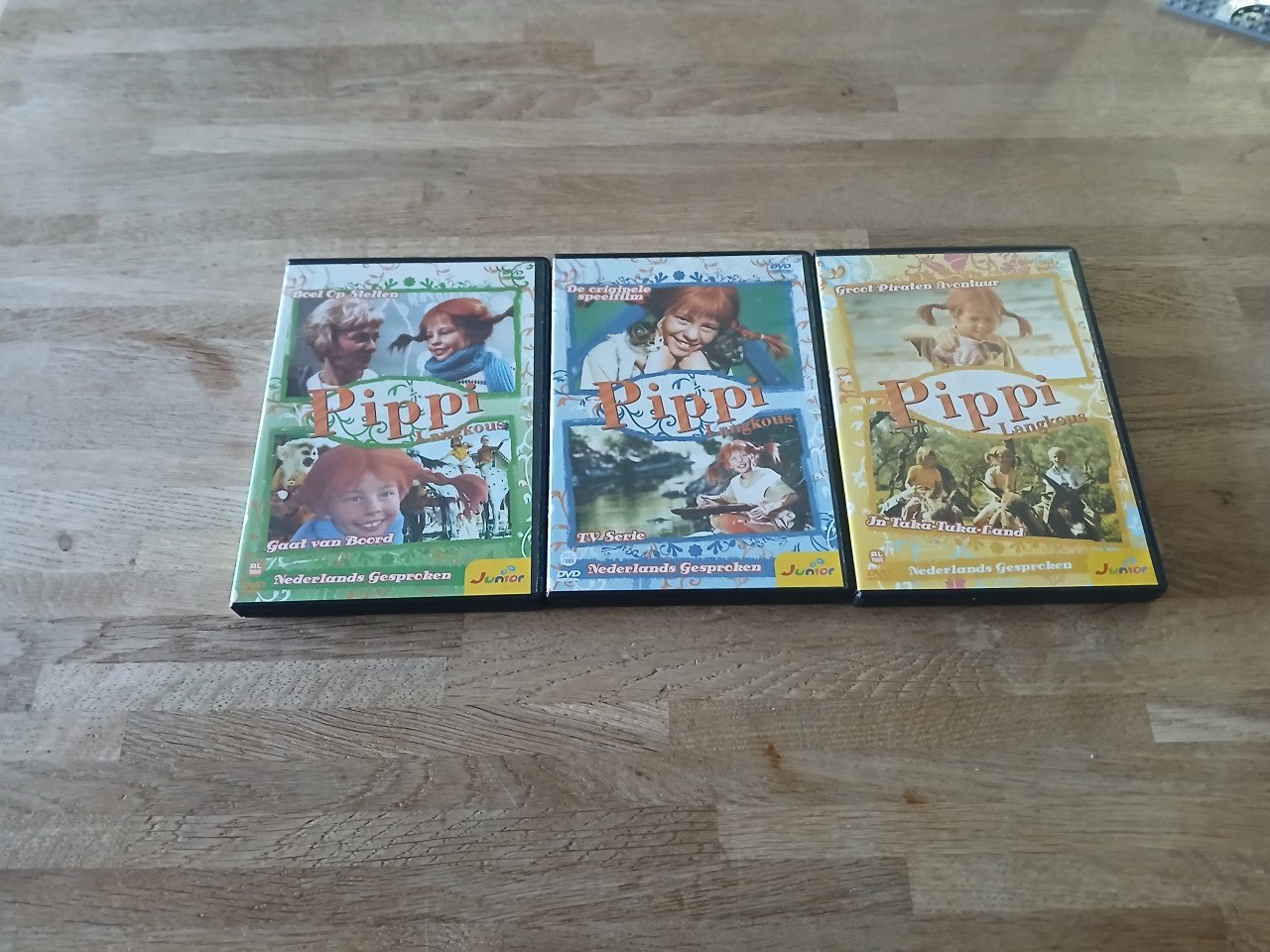 Pippi langkous alle films + tv series dvd