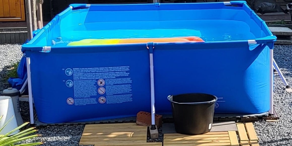Zwembad filterpomp + gratis zwembad