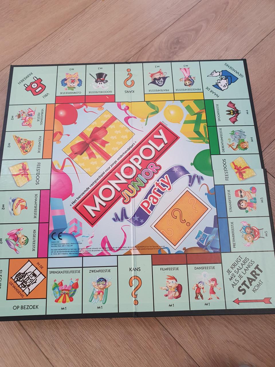 Monopoly Junior Party – kinderspel 5+ – compleet