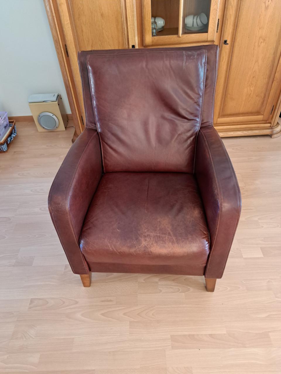 Lederen fauteuil