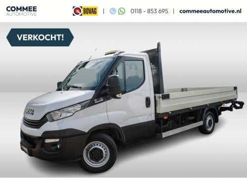 Iveco Daily 35s14 2.3 375 a8 aut open laadbak 410cm i trekhaak i standkache
