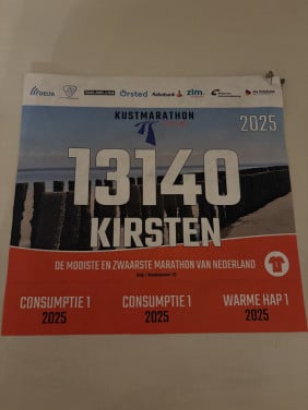 Wandelmarathon startbewijs 5 oktober as
