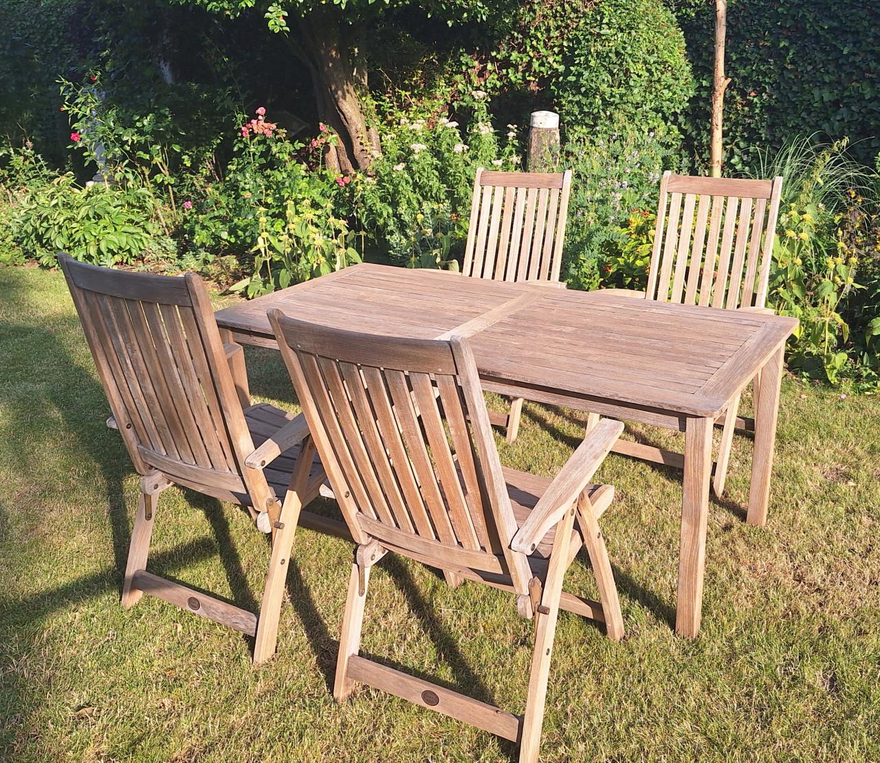 Teakhouten tuinset Teak & Garden