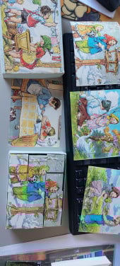 Te koop oude blokkenpuzzel