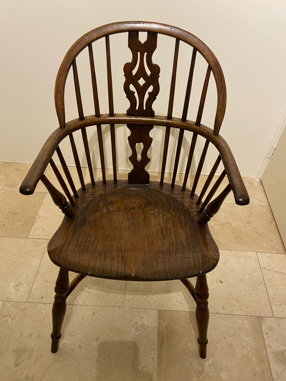 Antieke Windsor eetkamerstoelen