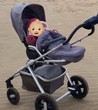 Zeer complete set Nuna kinderwagen 2 in 1 + maxi cosi