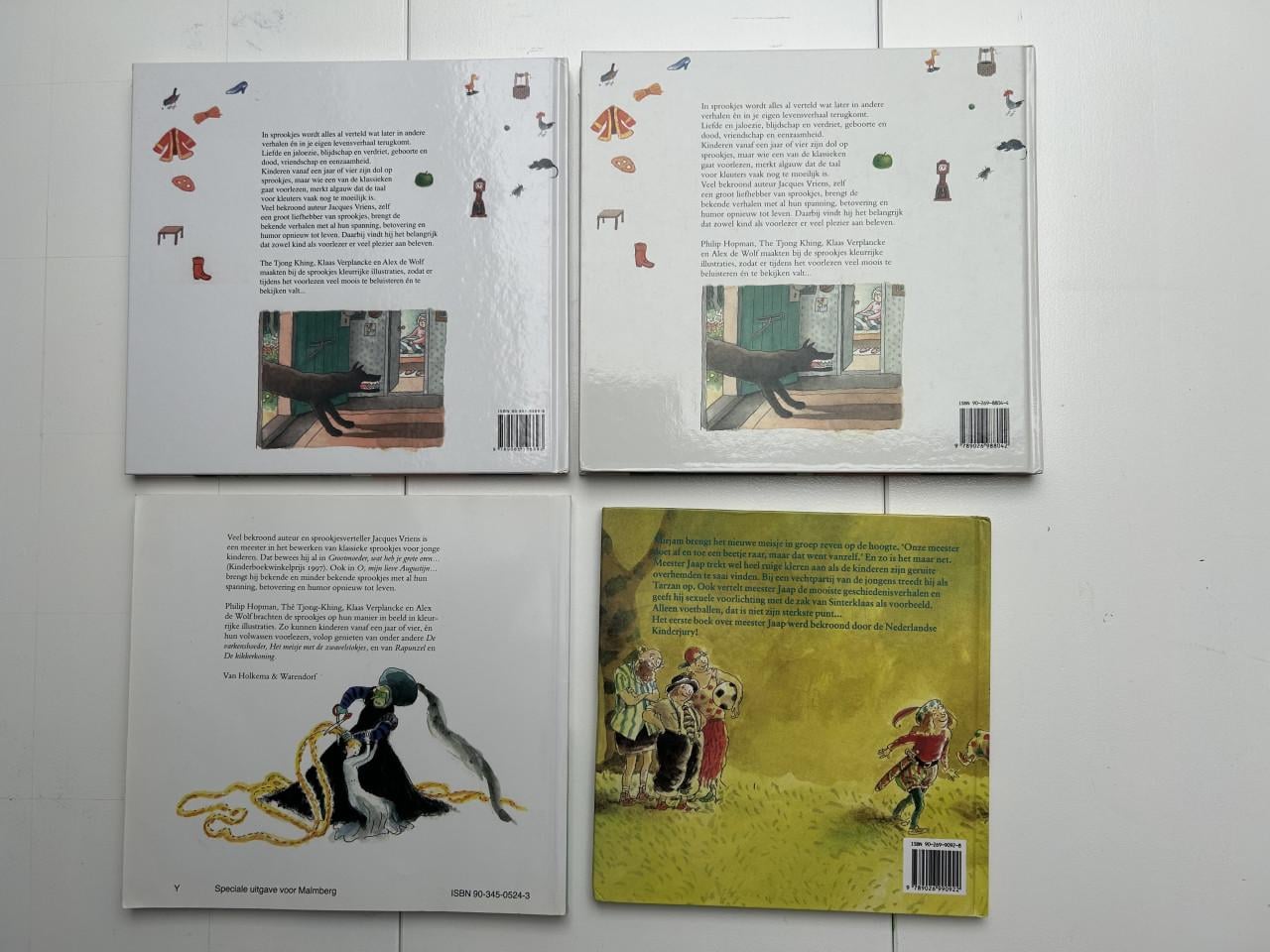 4  boeken van Jacques Vriens.
