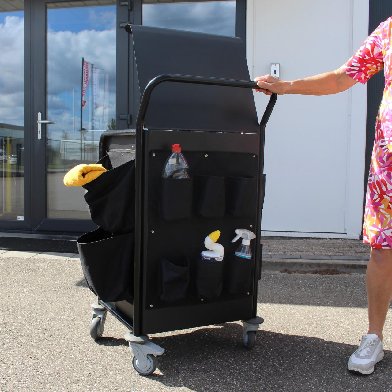 Schoonmaak kar voor professioneel gebruik
