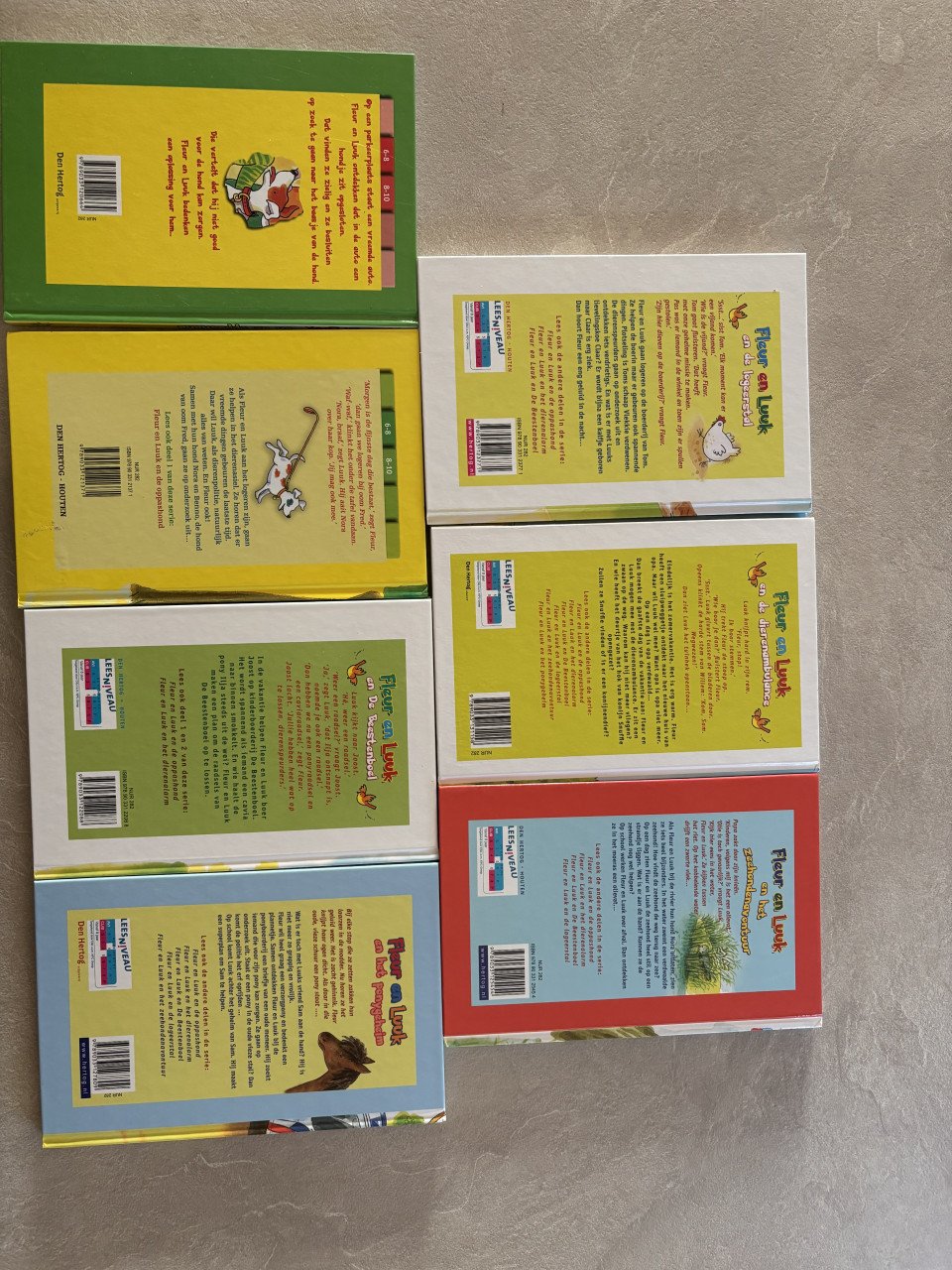 Complete serie kinderboeken Fleur en Luuk