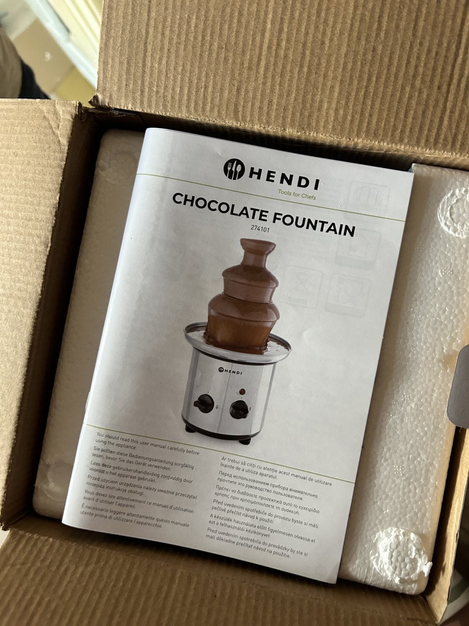 Chocolade fontein