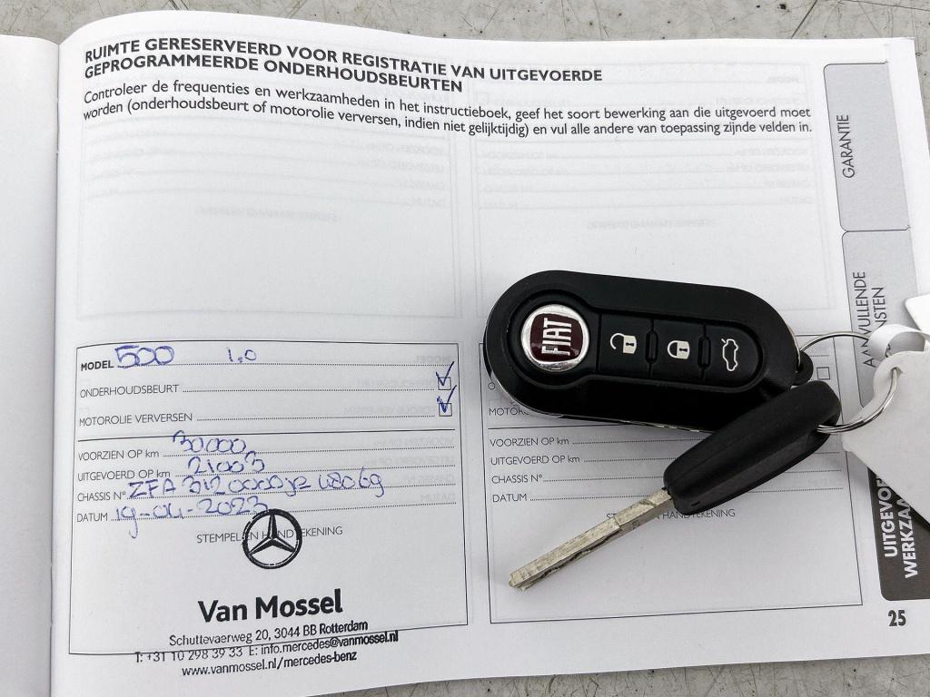 Fiat 500 1.0 hybrid lounge airco | lmv | bluetooth | pdc