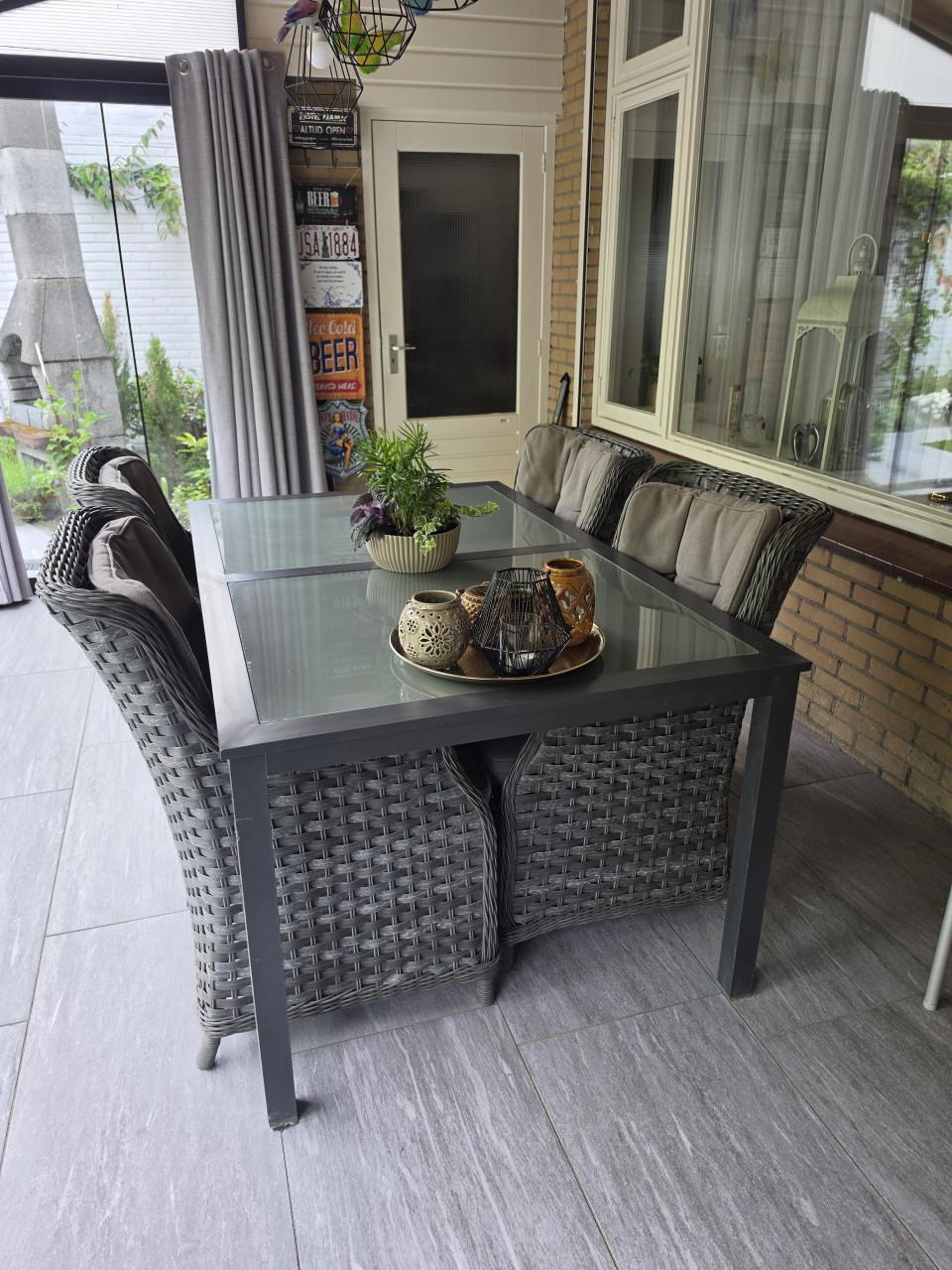 Tuin/eet set zgan