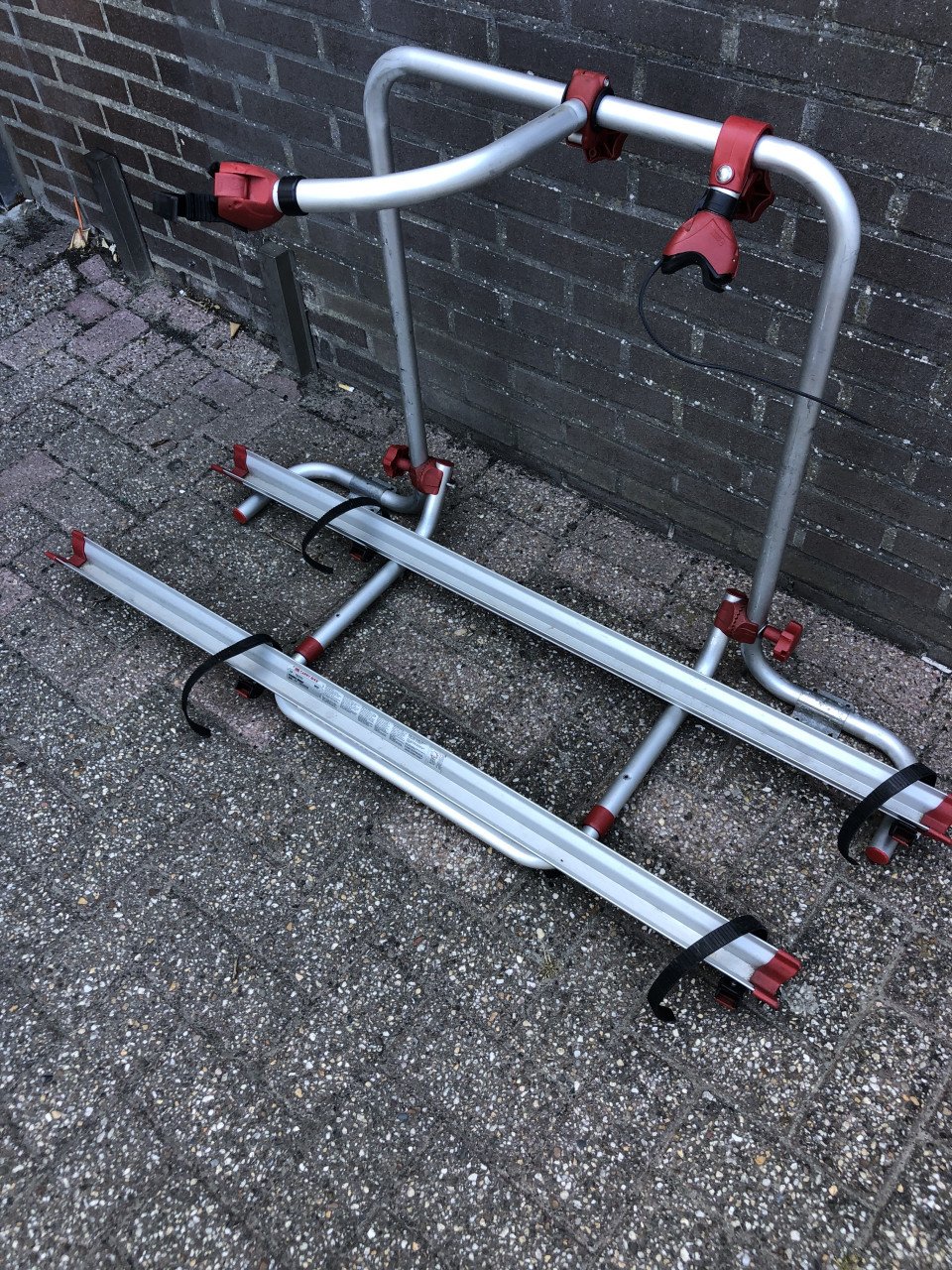 Fietsensteun in camper