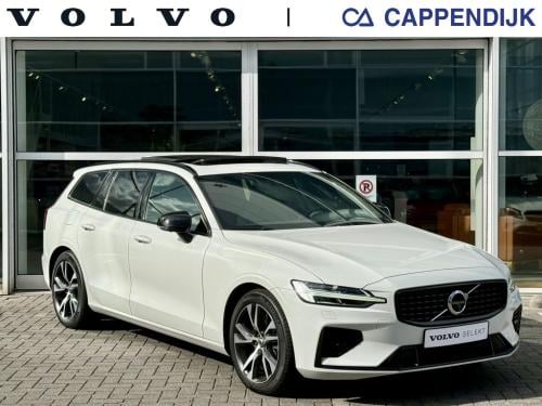 Volvo V60 t6 398pk recharge long ultra dark| pano| 360camera| head-up| awd