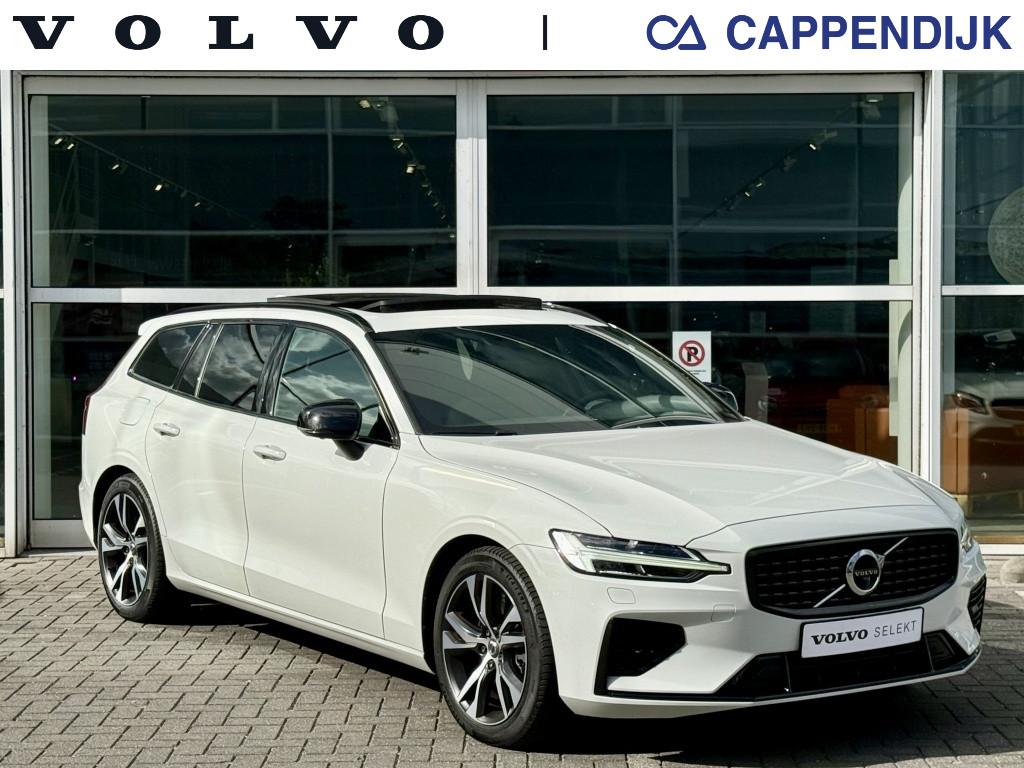 Volvo V60 t6 398pk recharge long ultra dark| pano| 360camera| head-up| awd
