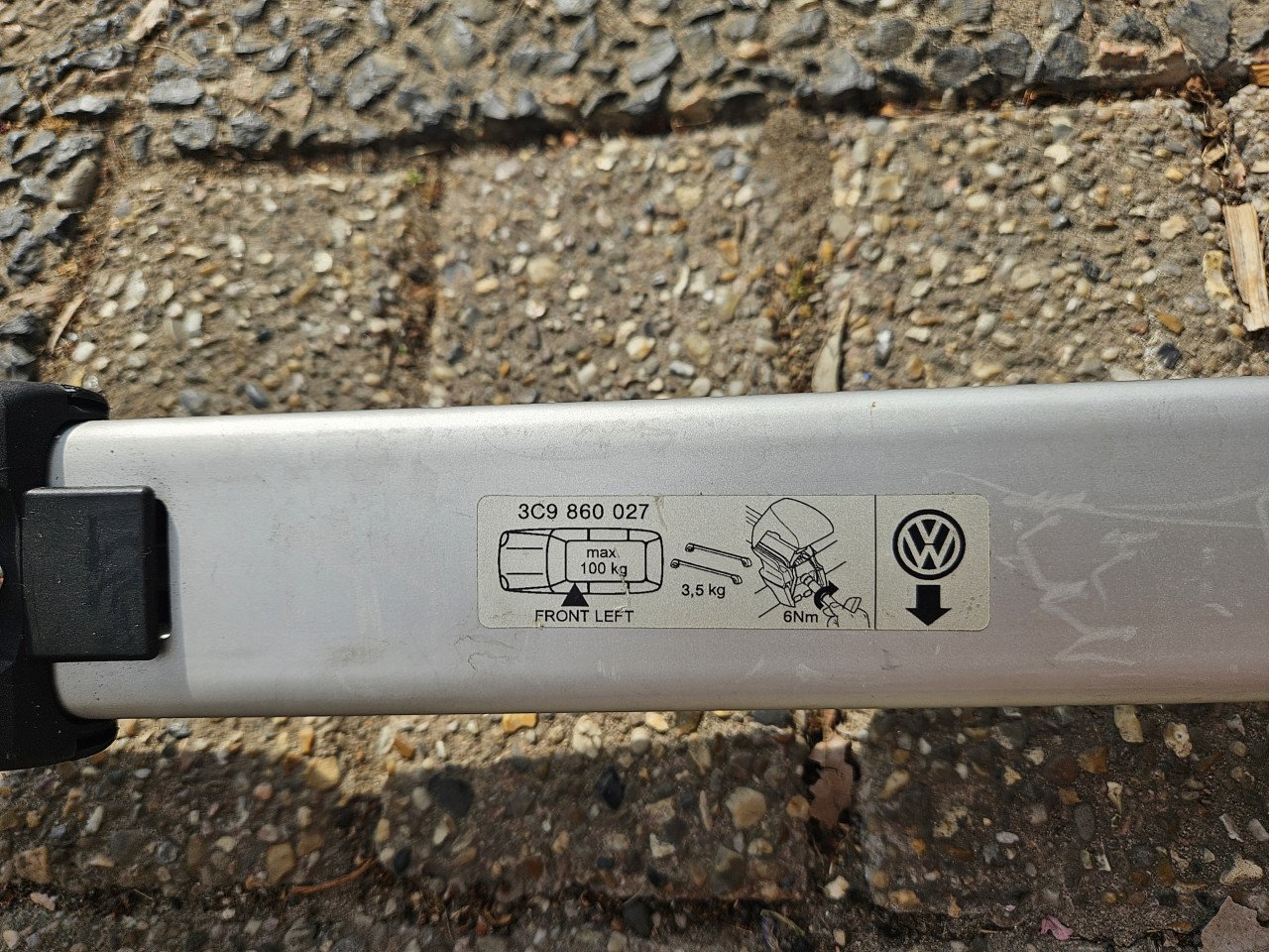Originele dakdragers vw passat variant b7