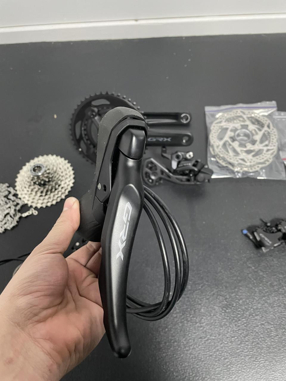 Shimano Grx 2 x 12 speed groepset zo goed als nieuw !