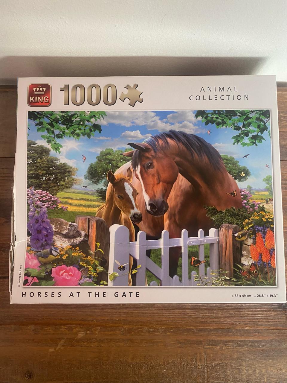 Puzzel paarden 1000 stukjes