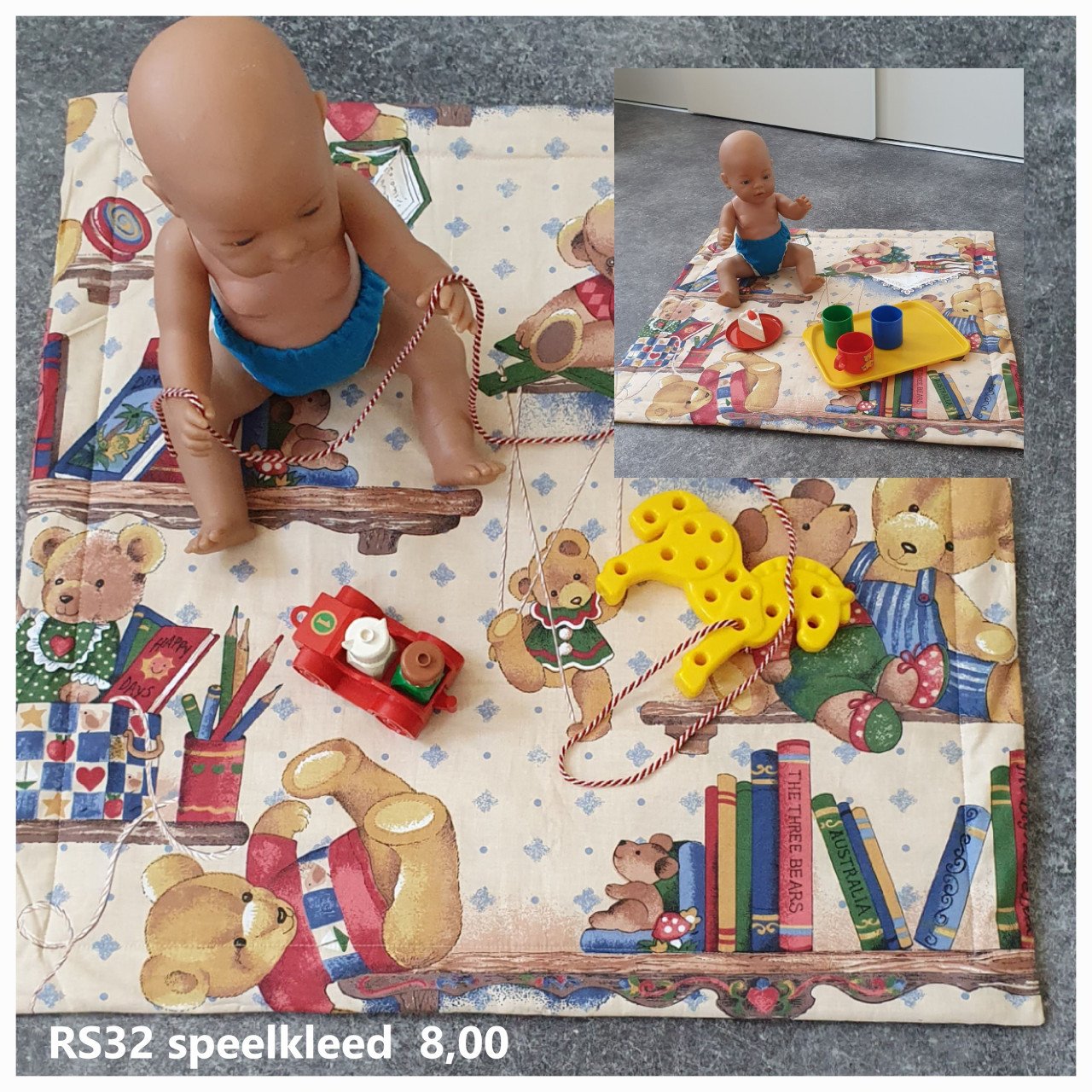 Baby born / babyborn speelkleed. Opbrengst KiKa. Poppenkleertjes.
