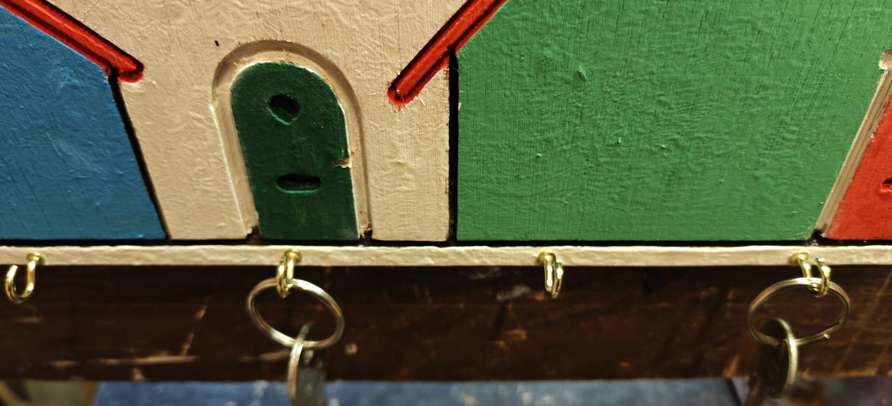 Te Koop kleurrijk Wandmontage huissleutel houder.