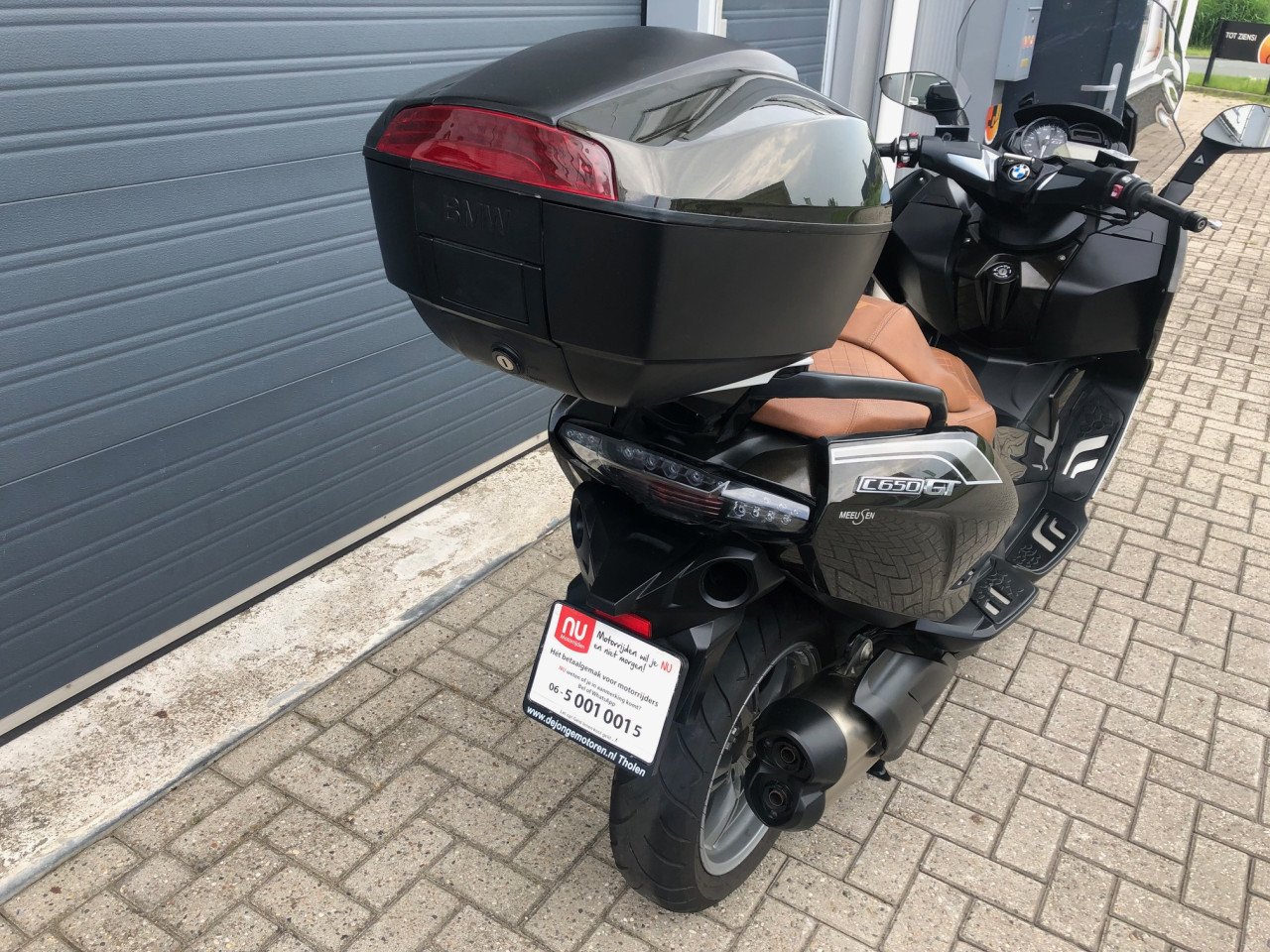 BMW C650GT uit 2019 met "optie 719" , side-view assist, topkoffer etc €4450