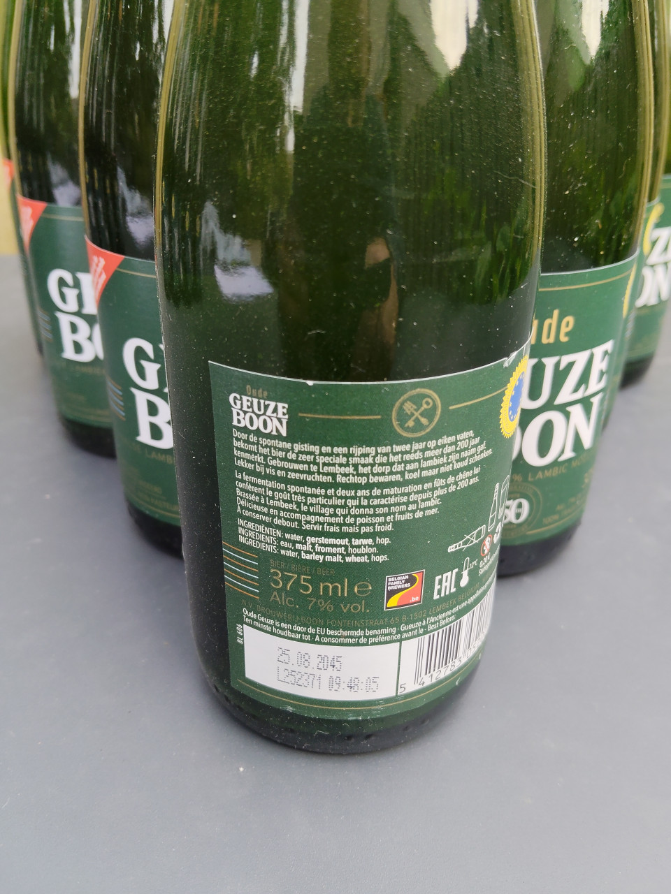 10 flessen Boon oude geuze