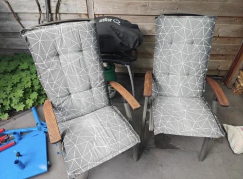 Tuinstoelen hartman en kussens