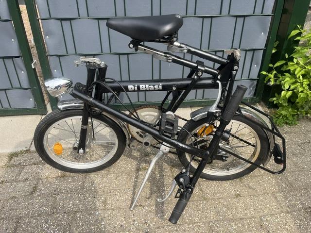 Vouwfiets Di Blasi Zwart 16inch wielen