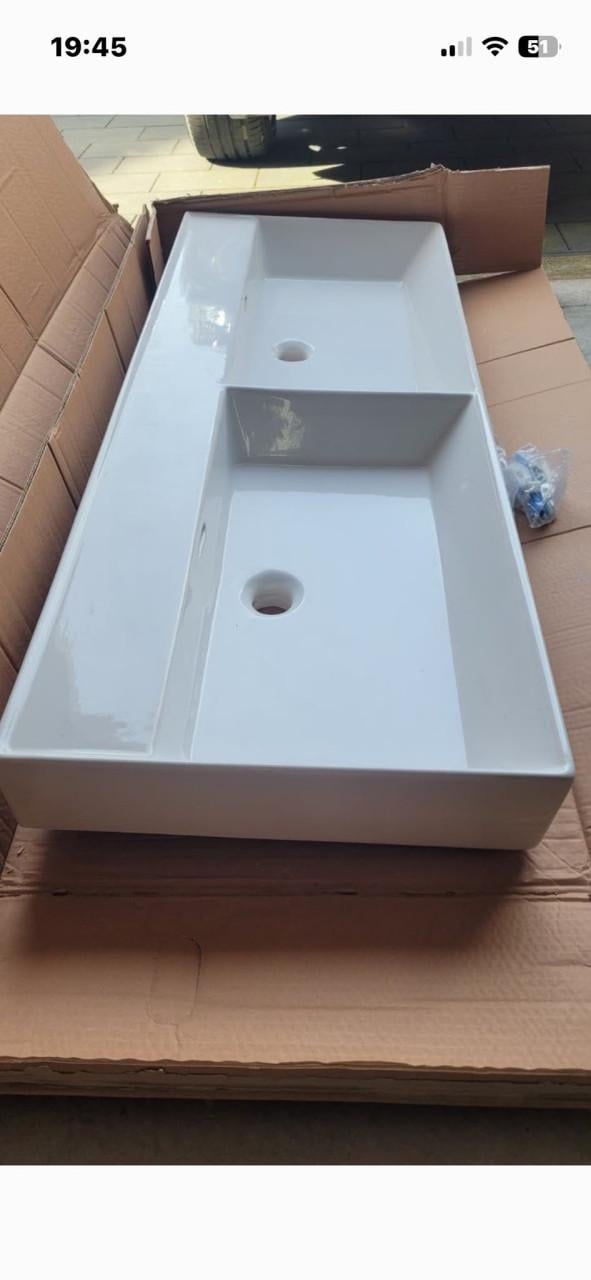 Wastafel Brauer lunar 120,5cm breed