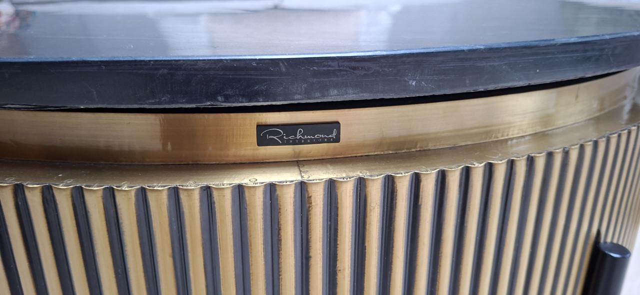 Richmond Interiors Ironville salontafel – zwart marmer/goud