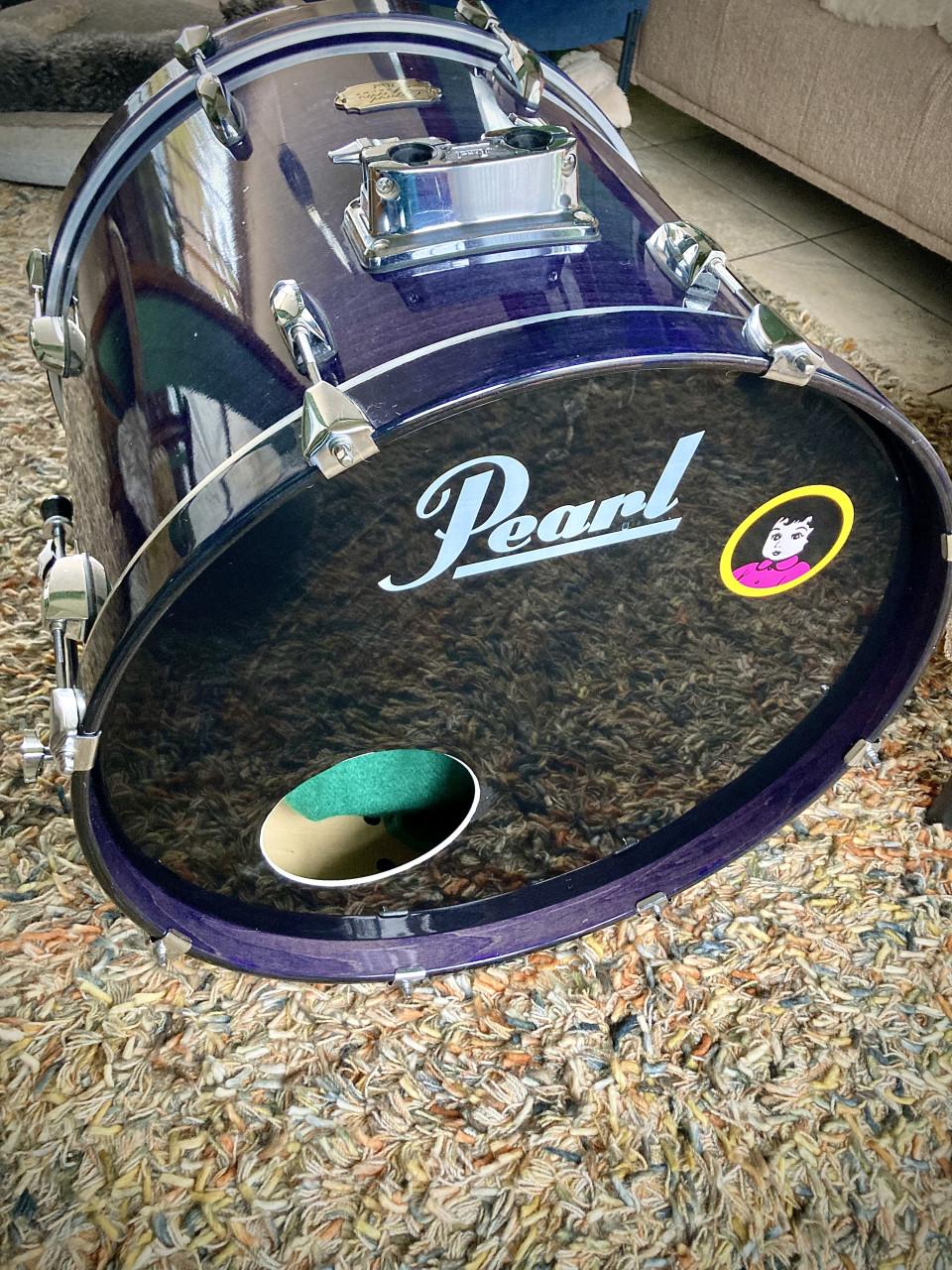 Drumstel: Pearl Export series, ELX hoogglans ketels!