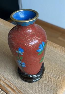 Chinees cloisonné vaasje