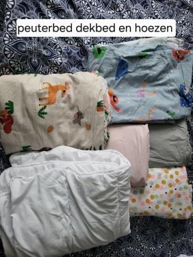 Dekbed en hoezen peuterbed