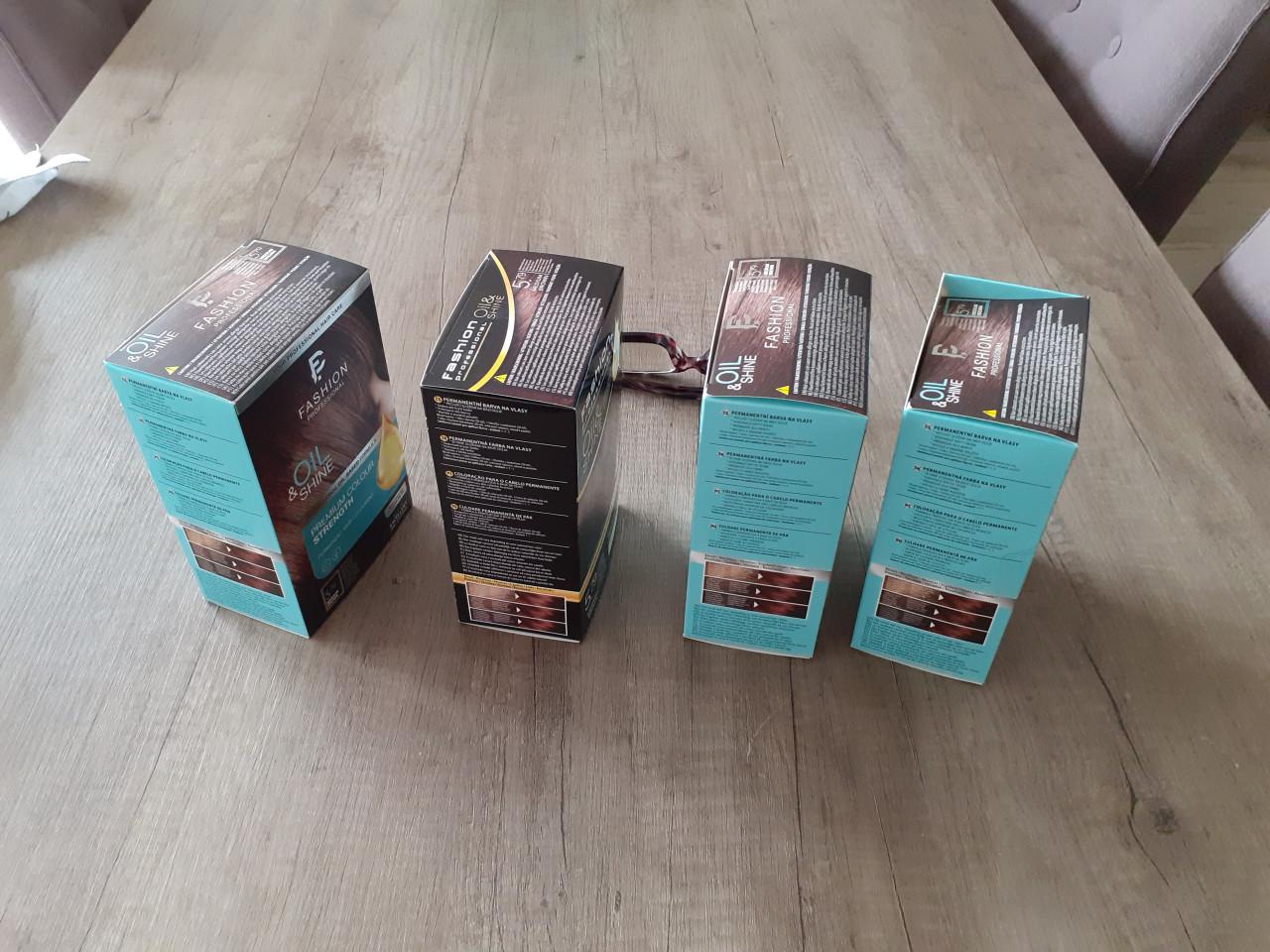4x Fashion Haar kleuring - MEDIUM BROWN  Nieuw in de doos.