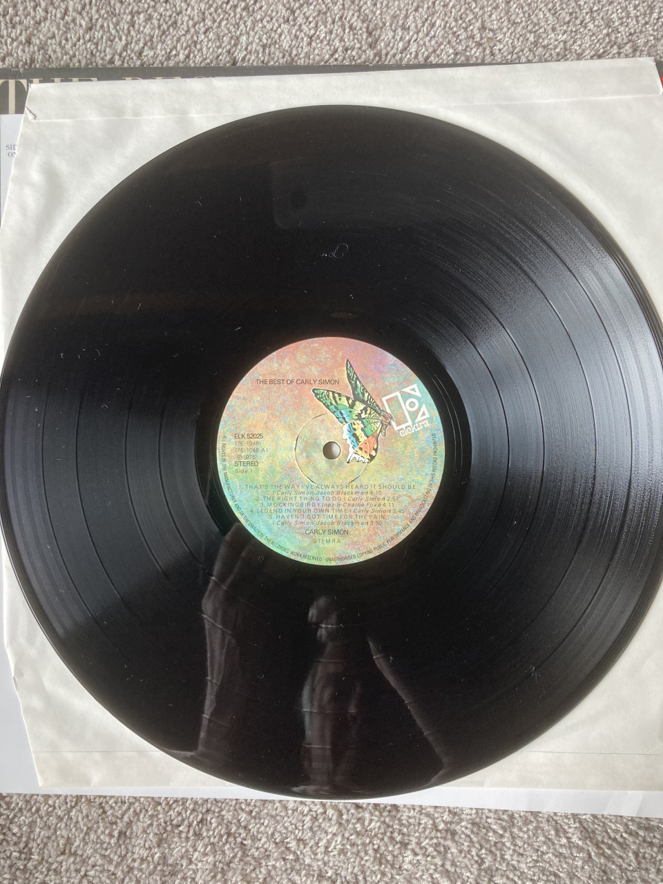 LP Carly Simon The best of Carly Simon ELK 52025