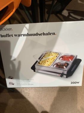 Nieuwe warmhoudschalen
