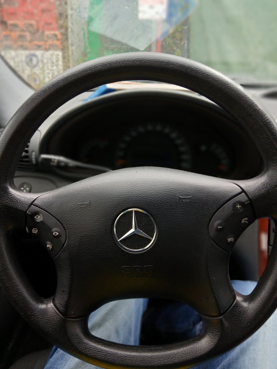 Mercedes C180 compressor-2004-km225345 NAP-Airco-6 bak-trekhk-lmvelg-3800,=