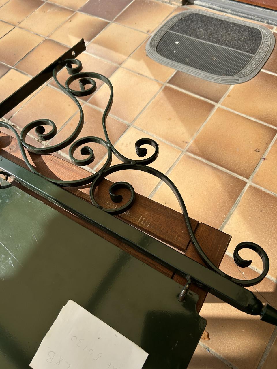 Metalen naambord