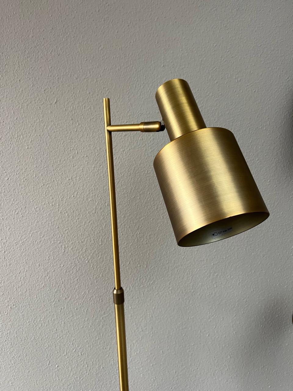 2 Nordic messing staande lampen verstelbaar en dimbaar