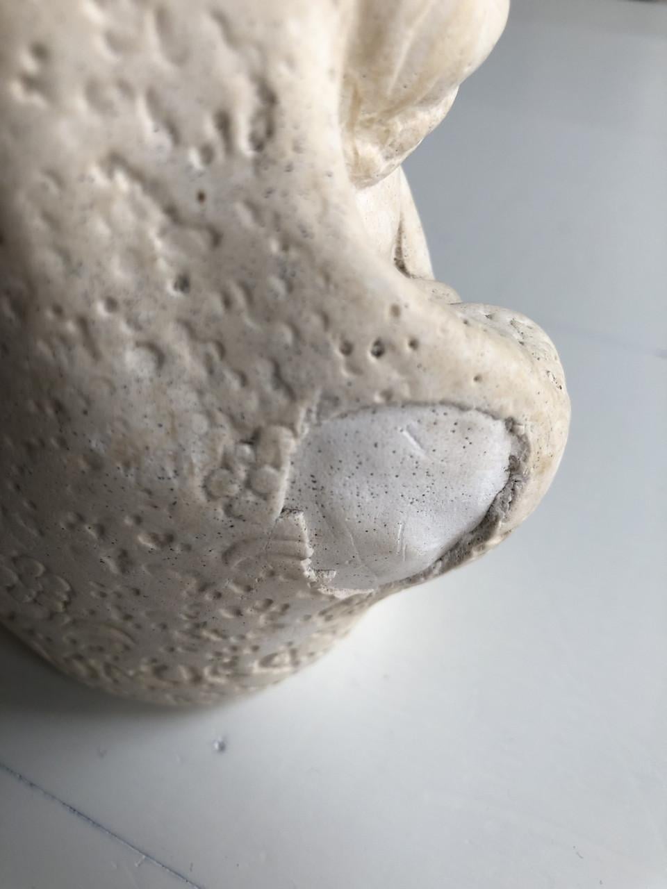 Lief brocante heilig Maria beeldje van gips