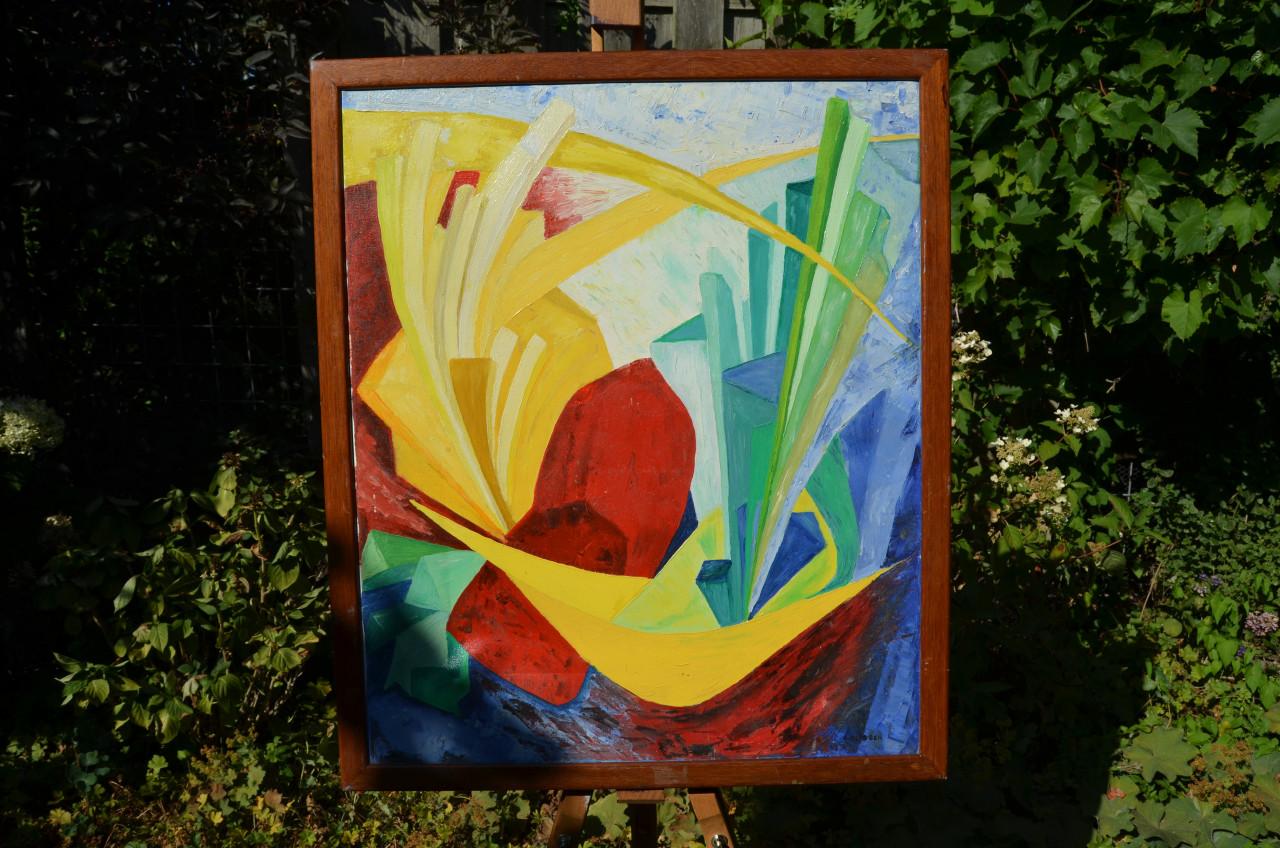 Zeer kleurig Drieluik C. Nijssen