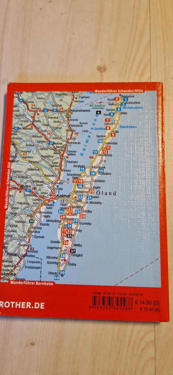 Rother Duitse wandelgids Oland Zweden