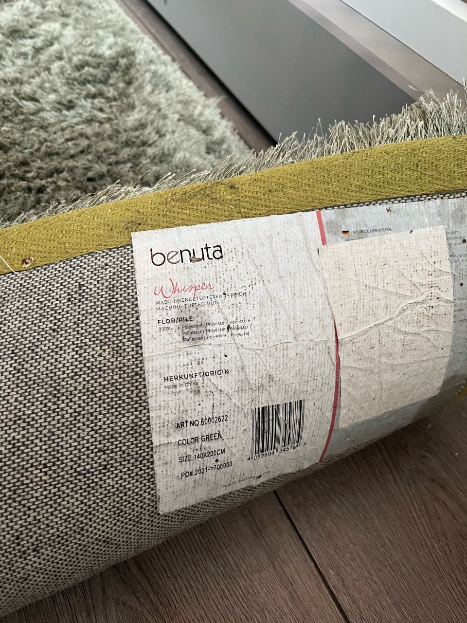 Vloerkleed groen
