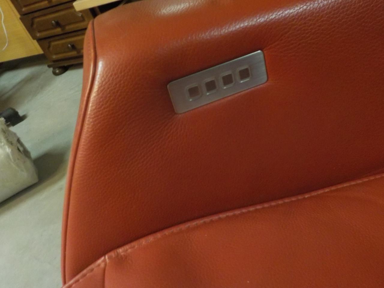 Elektrisch leren relax draai fauteuil met batterij in zeer goede staat