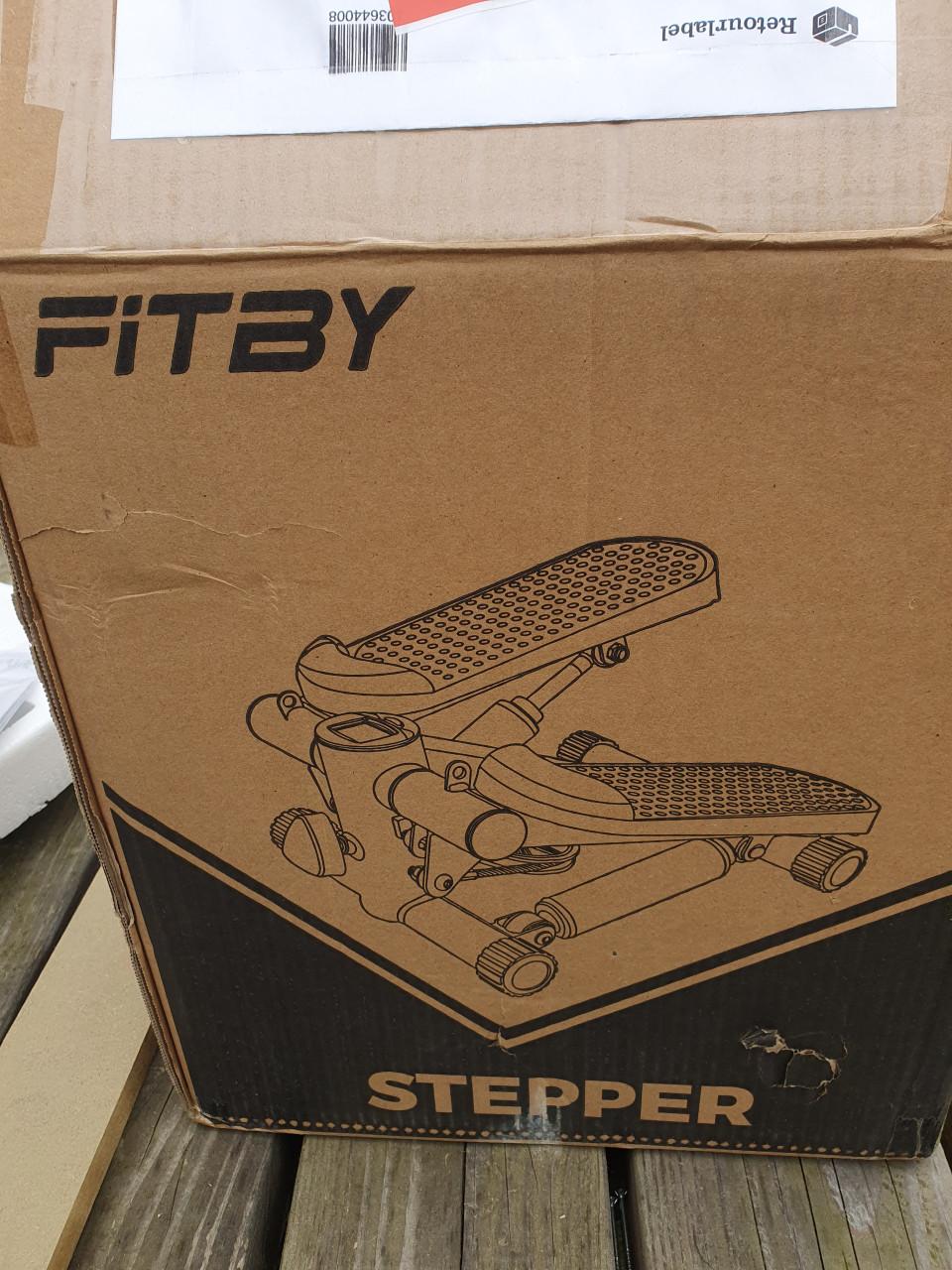 Fitby mini stepper hometrainer met display + banden