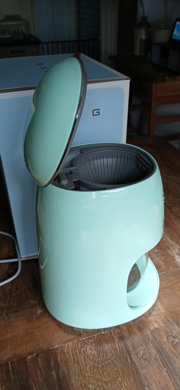 Smeg koffiezetapparaat mintgroen – 10 kopjes ☕